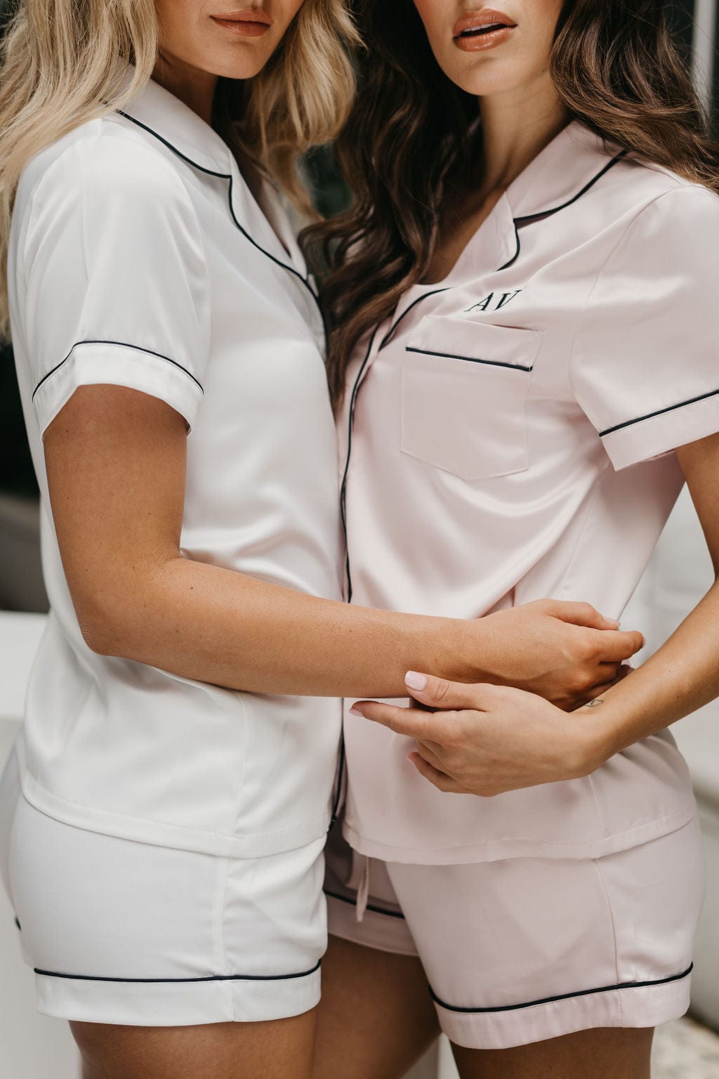 Nora Satin PJ set - lerose AU