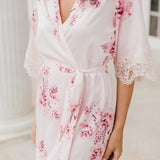 Ivana Bouquet De Fleur Printed Robe