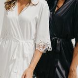Chiara Satin Trim Robe