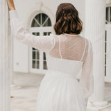 Ivy Hand Beaded Pearl Mesh Maxi - Includes Slip