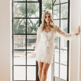 Maya Lace Robe - lerose AU