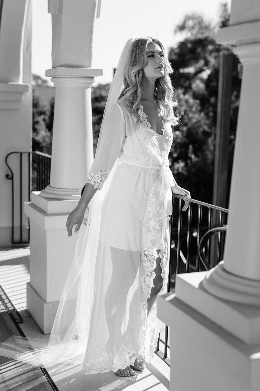 Iris Lace Trim Maxi - lerose AU